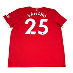 tricou man utd 2021 22 home sancho 25 xxl