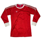 Tricou Adidas Rosu retro #13 l/s - S (Anii 80)