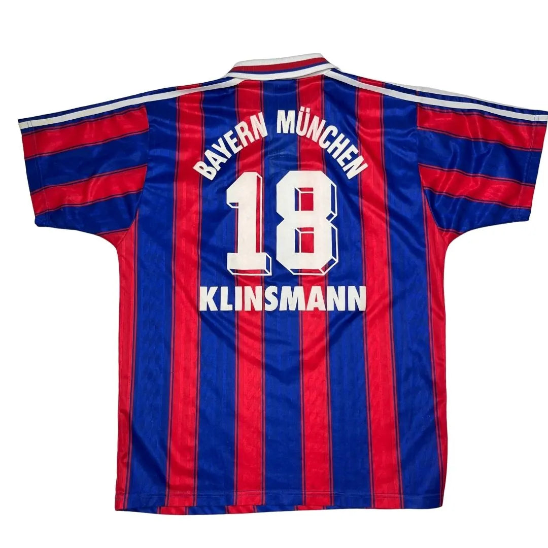 tricou bayern 1995 97 home klinsmann 18 m