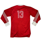 tricou adidas rosu retro 13 l s s anii 80