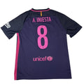 Tricou Barcelona 2016/17 Away Iniesta #8 L