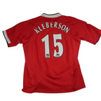 tricou man utd 2004 06 home kleberson 15 l