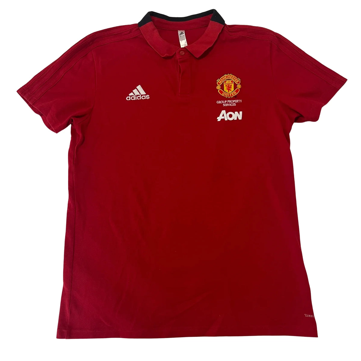Tricou Man Utd Polo Rosu - (L)