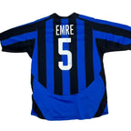 Tricou Inter Milan 2004/05 Home Emre #5 - L