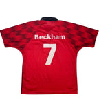 tricou manchester united 1996 98 home beckham 7 m