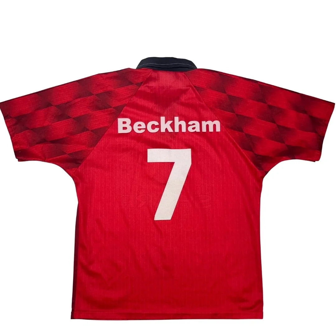 tricou manchester united 1996 98 home beckham 7 m