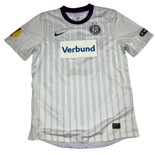 TRICOU AUSTRIA VIENA 2011/12 HLINKA #6 MatchWorn Semnat - L