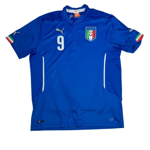 Tricou Italia 2014 Home Balotelli #9 - XXL - imagine 2