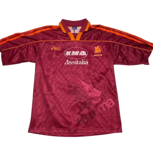 TRICOU AS ROMA 1995/96 HOME CARBONI #6 L