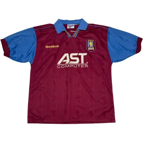 TRICOU ASTON VILLA 1995/97 HOME DRAPER 8 M