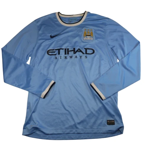 Tricou Manchester City 2013/14 Home l/s - L