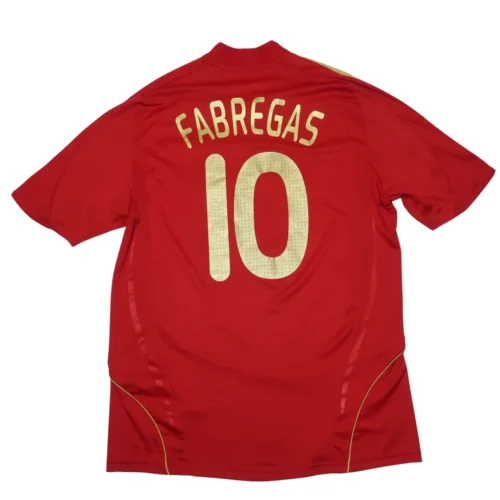 Tricou Spania 2008 Home Fabregas #10 - L