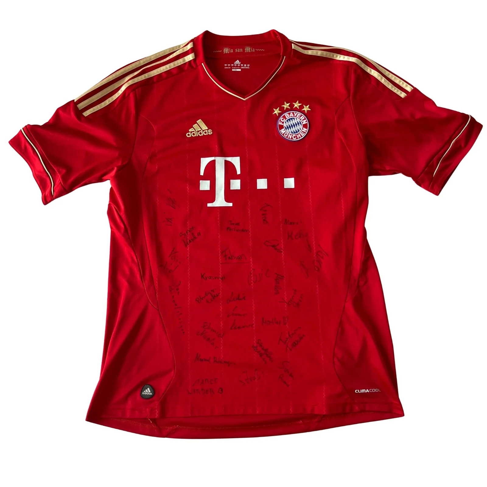 Tricou Bayern Munchen 2011/13 Home Semnat (L)